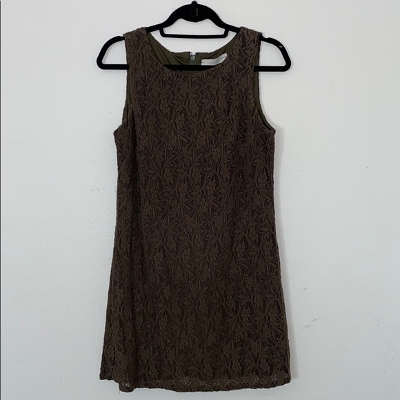 Olive Green Dress - Picture 1 of 2